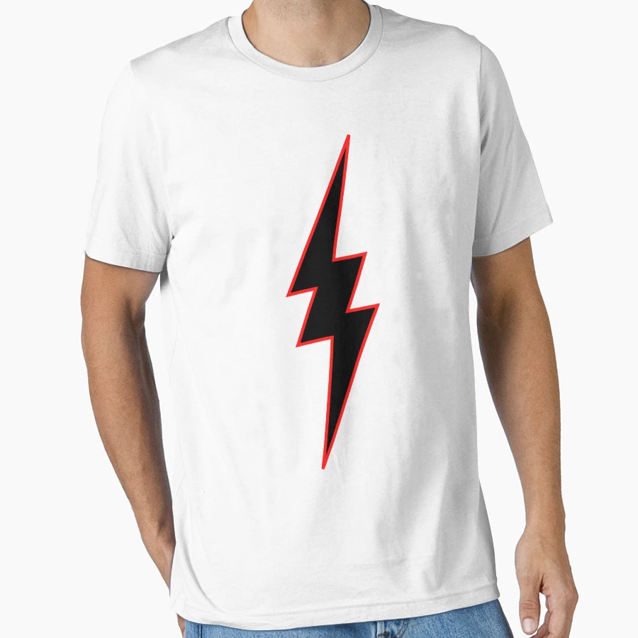 Lightning Bolt Superhero Super Villain T-Shirt - Graphic Print Unisex - T-Shirt, Sweatshirt, Hoodie