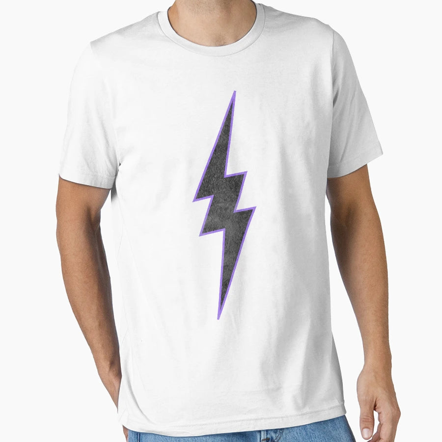 Lightning Bolt Superhero Super T-Shirt - Custom Art Print for Adults - T-Shirt, Sweatshirt, Hoodie
