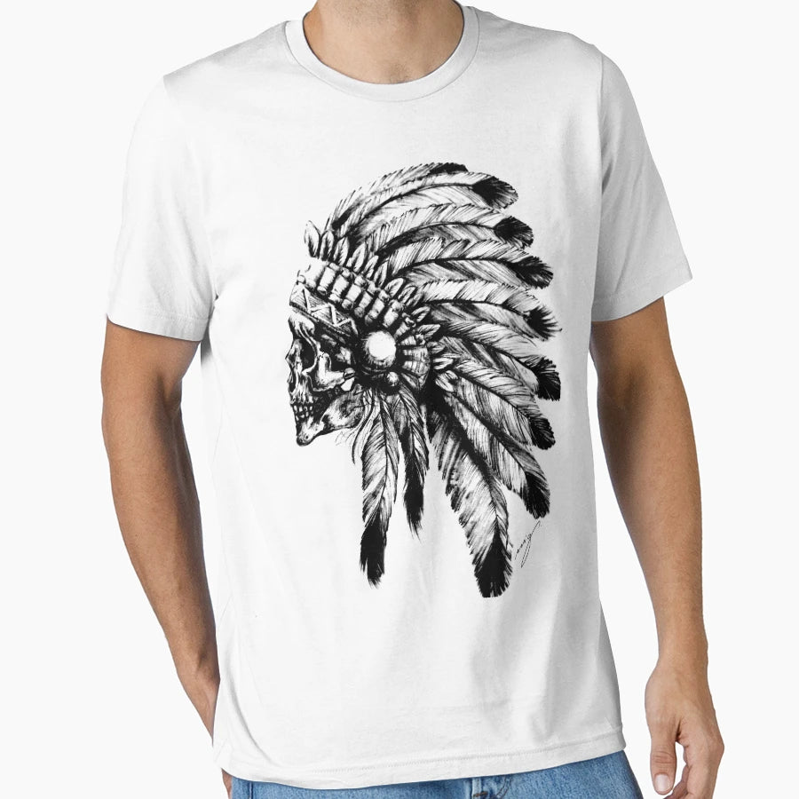 Native American Apache T-Shirt - Custom Art Print for Adults - T-Shirt, Sweatshirt, Hoodie