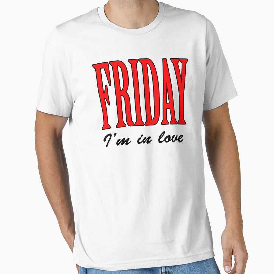 Friday Im Love T-Shirt - Minimalist Print for Adults - T-Shirt, Sweatshirt, Hoodie