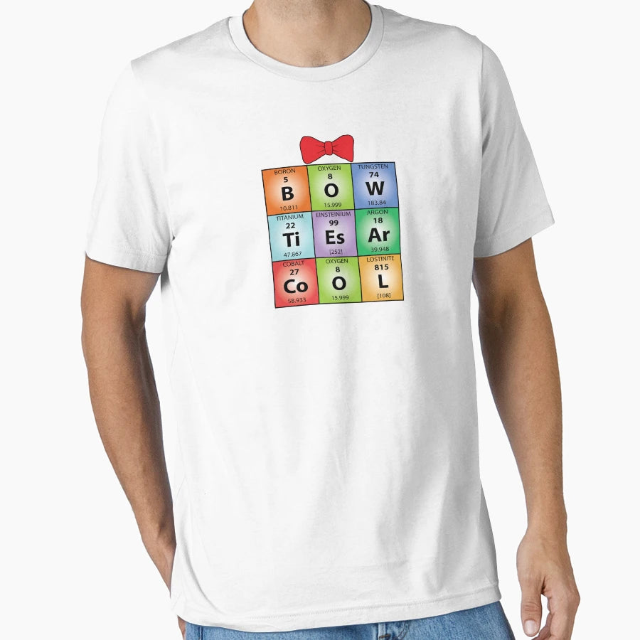 Bow Ties Chemical Elements T-Shirt - Aesthetic Graphic Unisex - T-Shirt, Sweatshirt, Hoodie