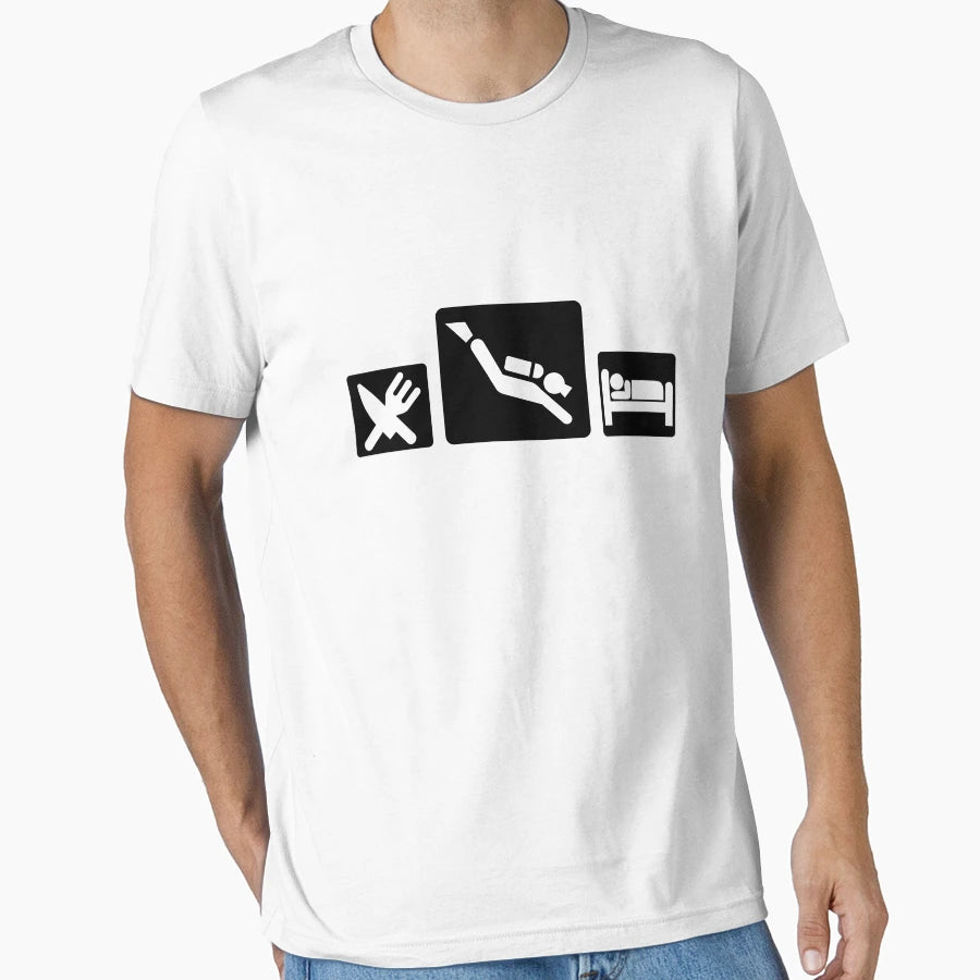 Eat Dive Sleep T-Shirt - Unique Graphic for Adults - T-Shirt, Sweatshirt, Hoodie