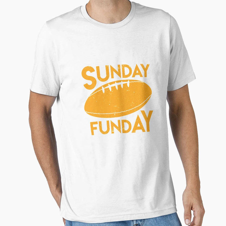 Sunday Funday T-Shirt - Minimalist Print Unisex - T-Shirt, Sweatshirt, Hoodie