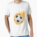Fiery Football T-Shirt - Custom Art Print Unisex - T-Shirt, Sweatshirt, Hoodie