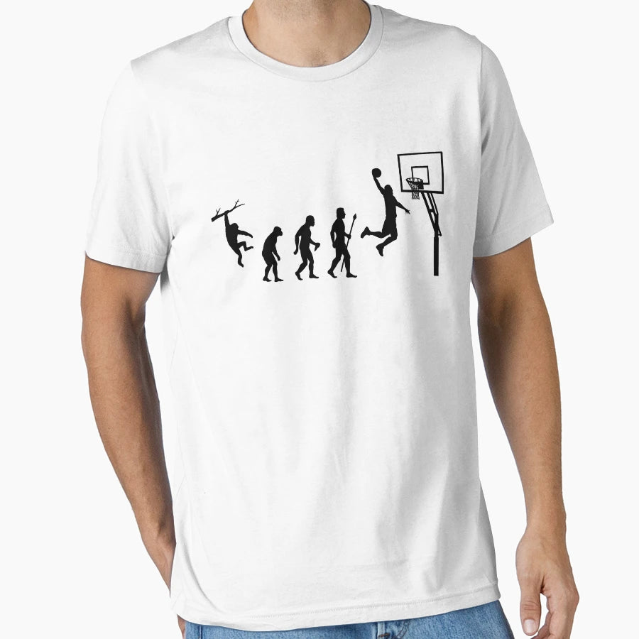 Basketball Evolution T-Shirt - Streetwear Style Unisex - T-Shirt, Sweatshirt, Hoodie