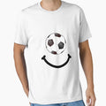 Soccer Smile T-Shirt - Aesthetic Graphic Men Women - T-Shirt, Sweatshirt, Hoodie