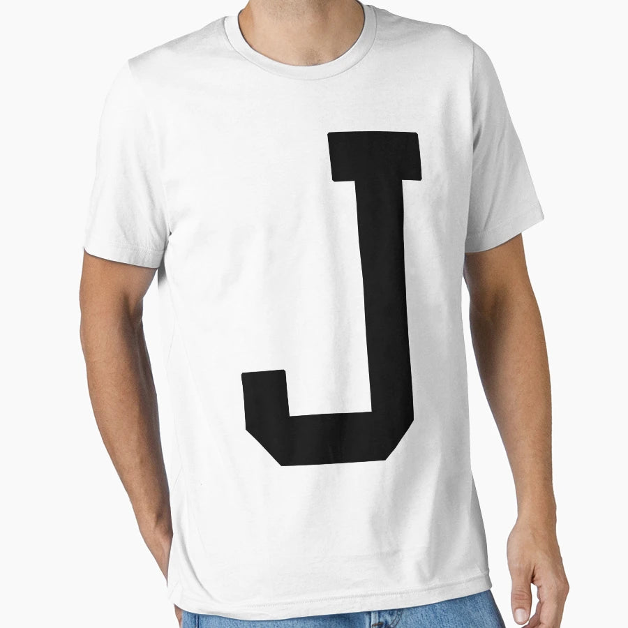 Letterman J T-Shirt - Custom Art Print Men Women - T-Shirt, Sweatshirt, Hoodie