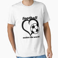 Football Unites World T-Shirt - Custom Art Print Unisex - T-Shirt, Sweatshirt, Hoodie