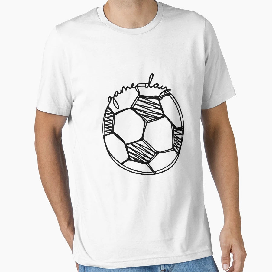 Soccer Game Day T-Shirt - Minimalist Print Unisex - T-Shirt, Sweatshirt, Hoodie