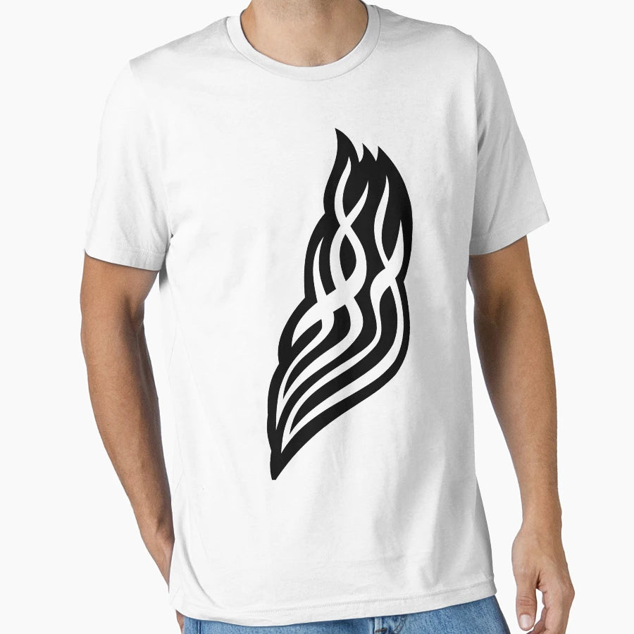 Tribal Flame Tattoo Ornament T-Shirt - Trendy Graphic Unisex - T-Shirt, Sweatshirt, Hoodie