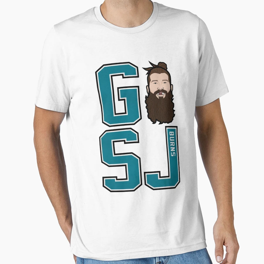 Brent Burns Go Sj T-Shirt - Trendy Graphic Unisex - T-Shirt, Sweatshirt, Hoodie