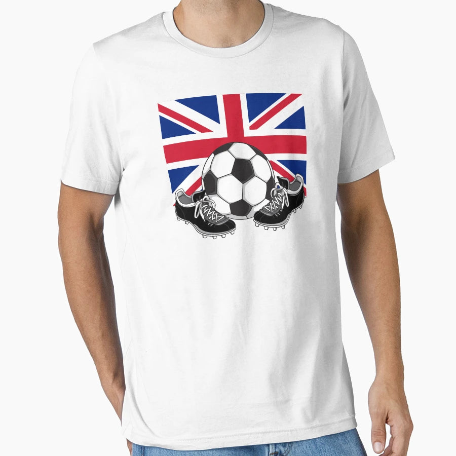 Football United Kingdom Soccer T-Shirt - Custom Art Print for Adults - T-Shirt, Sweatshirt, Hoodie