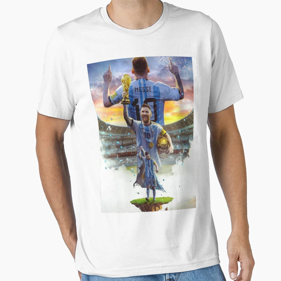 Lionel Messi Picture 4K T-Shirt - Graphic Print Men Women - T-Shirt, Sweatshirt, Hoodie