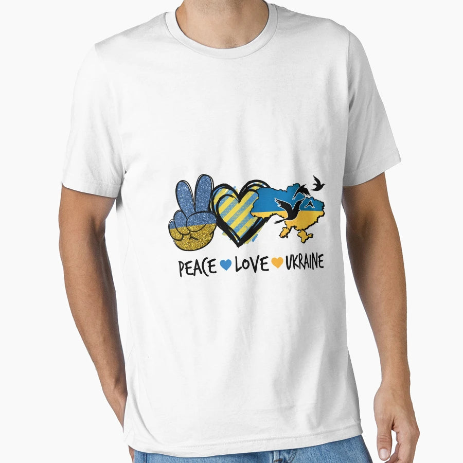 Peace Love Ukraine T-Shirt - Trendy Graphic Men Women - T-Shirt, Sweatshirt, Hoodie