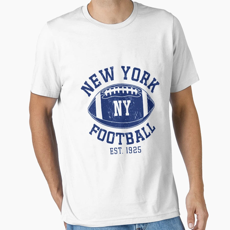 New York Ny Football Team Giants T-Shirt - Custom Art Print Men Women - T-Shirt, Sweatshirt, Hoodie