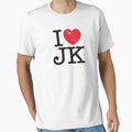 I Love J K T-Shirt - Custom Art Print Men Women - T-Shirt, Sweatshirt, Hoodie