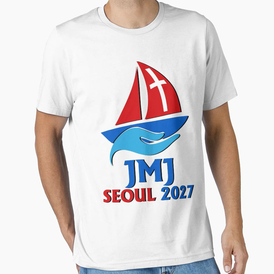 Jmj Wyd World Day Seoul 2027 Logo T-Shirt - Novelty Apparel Men Women - T-Shirt, Sweatshirt, Hoodie