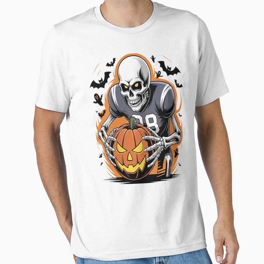 Skeleton Gridiron Own Night Halloween T-Shirt - Novelty Apparel for Adults - T-Shirt, Sweatshirt, Hoodie