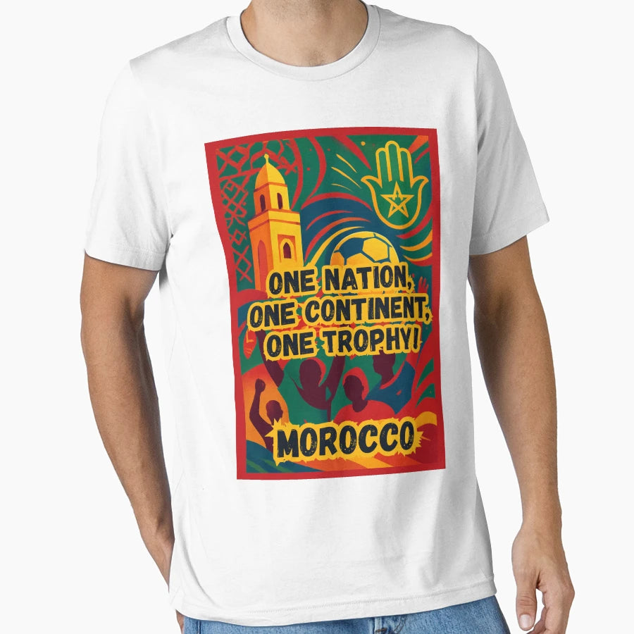 One Nation One Continent One Trophy T-Shirt - Trendy Graphic for Adults - T-Shirt, Sweatshirt, Hoodie