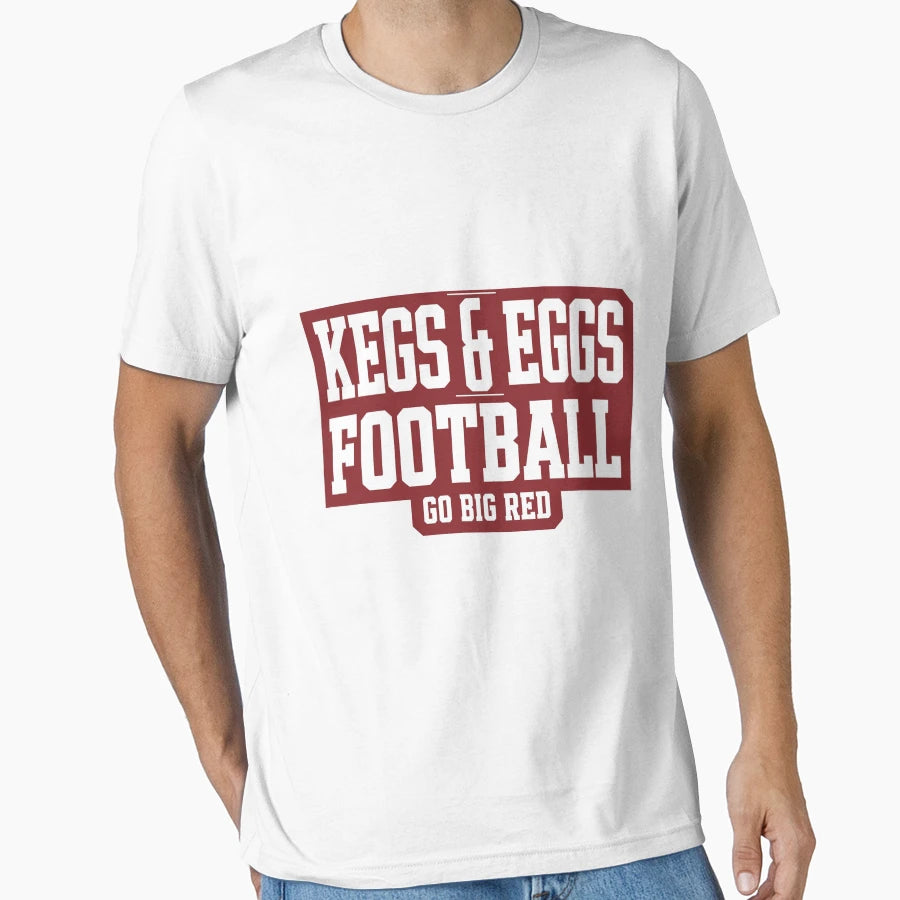Kegs And Eggs And Football Lets T-Shirt - Casual Everyday Wear for Adults - T-Shirt, Sweatshirt, Hoodie