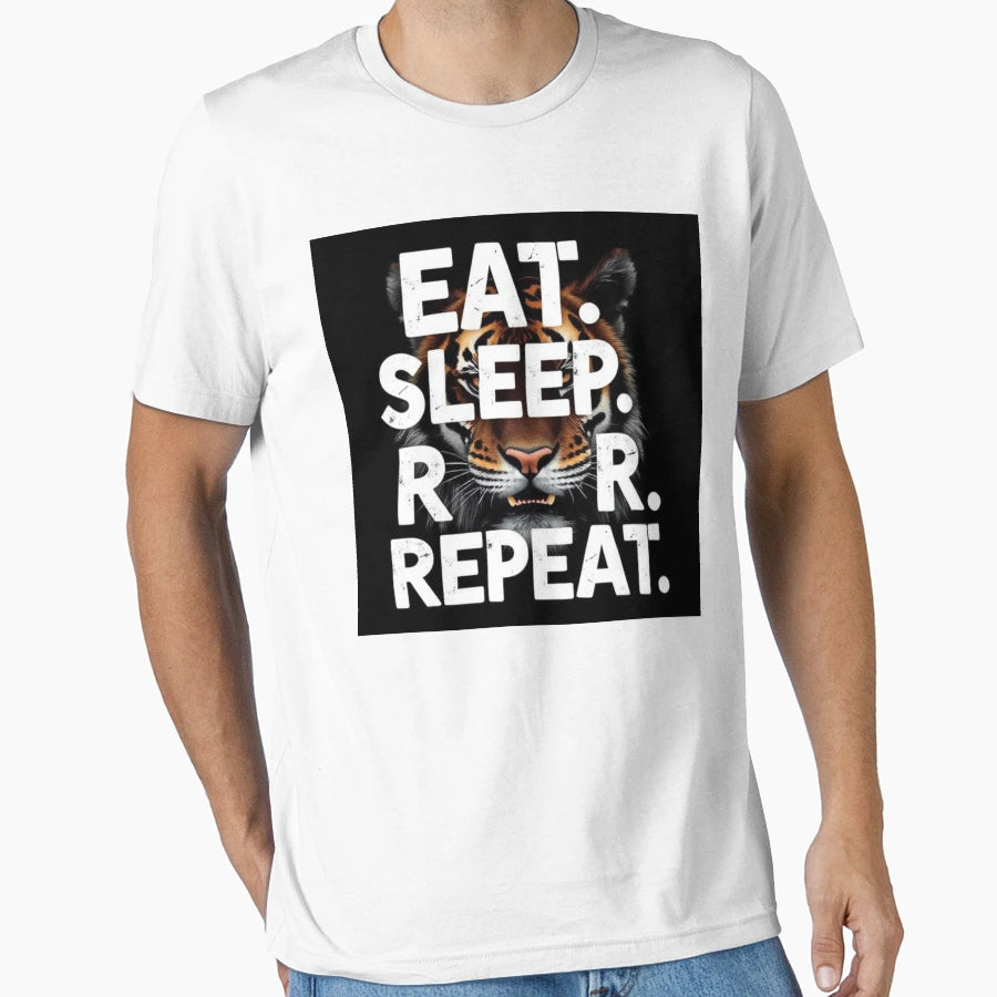 Eat Sleep Roar Repeat T-Shirt - Streetwear Style Unisex - T-Shirt, Sweatshirt, Hoodie