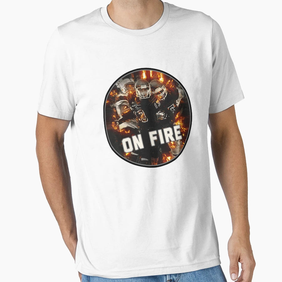 Boss Football Team Art Hot Helmet T-Shirt - Fun Novelty Design Men Women - T-Shirt, Sweatshirt, Hoodie