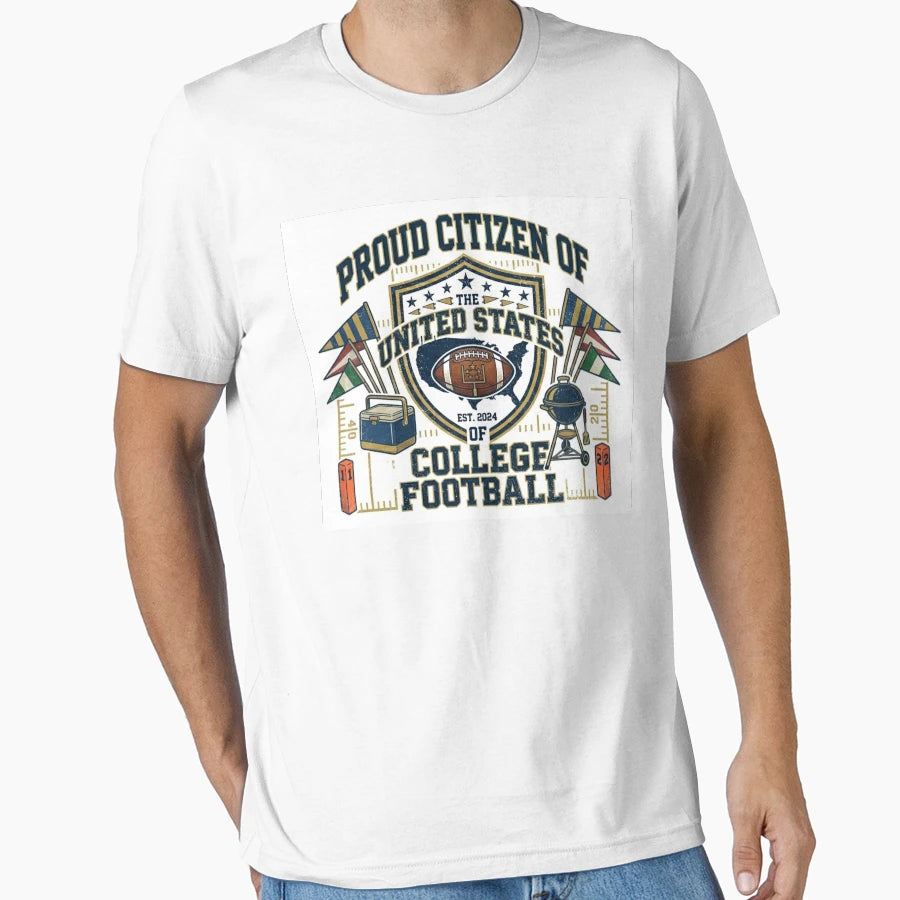 Proud Citizen United States T-Shirt - Fun Novelty Design for Adults - T-Shirt, Sweatshirt, Hoodie