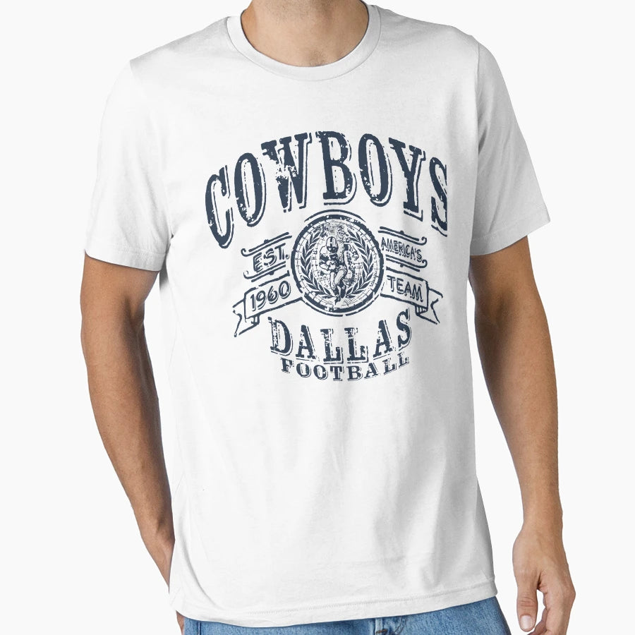 Cowboys Football T-Shirt - Aesthetic Graphic Unisex - T-Shirt, Sweatshirt, Hoodie