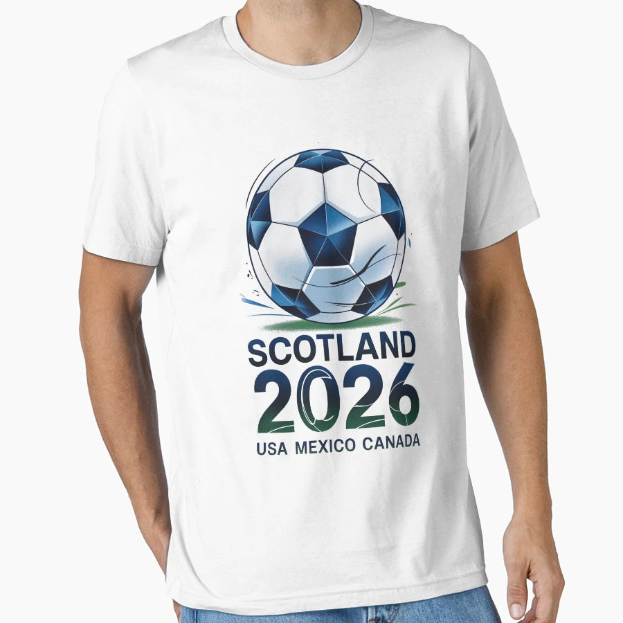 Scotland Soccer Football 2026 T-Shirt - Casual Everyday Wear Men Women - T-Shirt, Sweatshirt, Hoodie