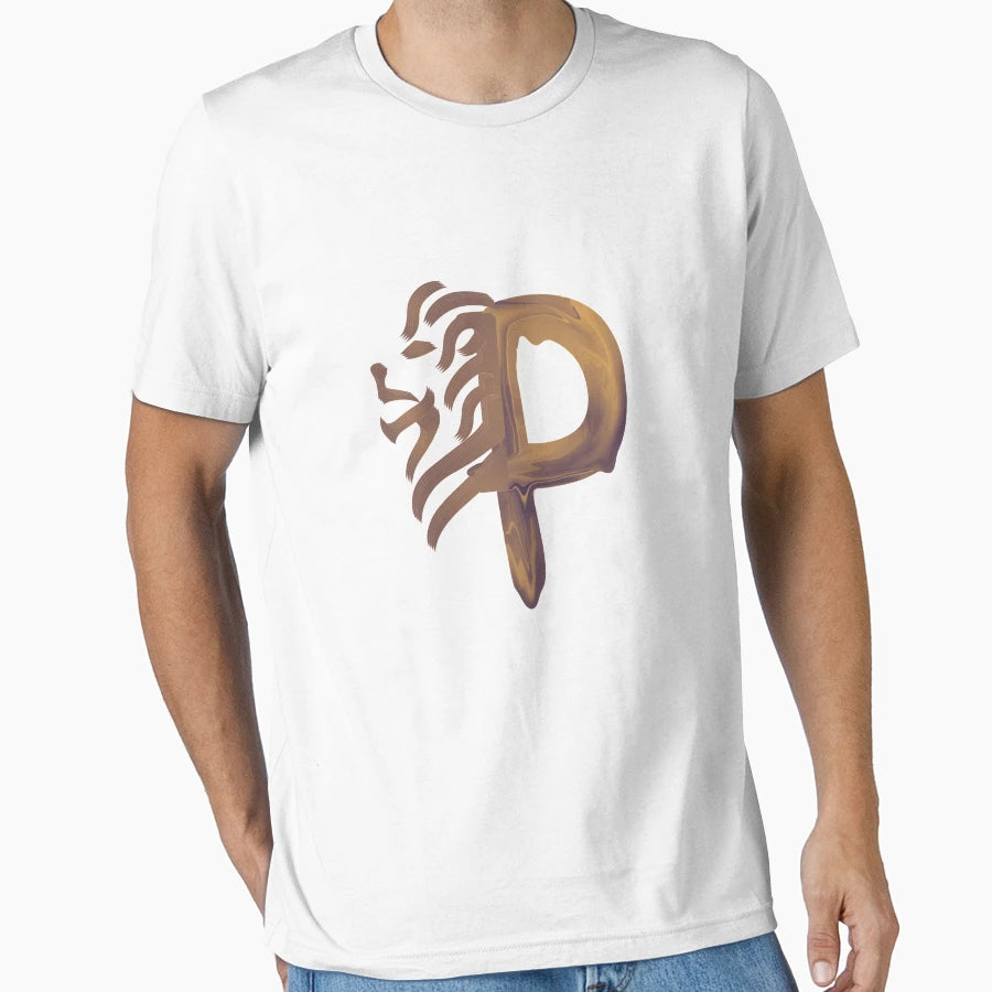 Letters P Lion T-Shirt - Casual Everyday Wear Unisex - T-Shirt, Sweatshirt, Hoodie