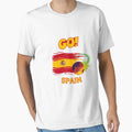 Football Euro Support Go Spain T-Shirt - Minimalist Print Unisex - T-Shirt, Sweatshirt, Hoodie