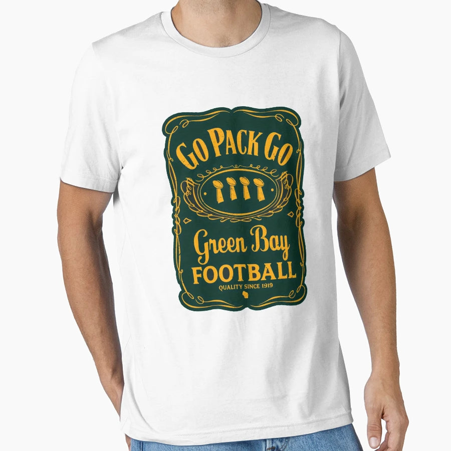 Go Pack Go Green Bay And T-Shirt - Trendy Graphic Unisex - T-Shirt, Sweatshirt, Hoodie