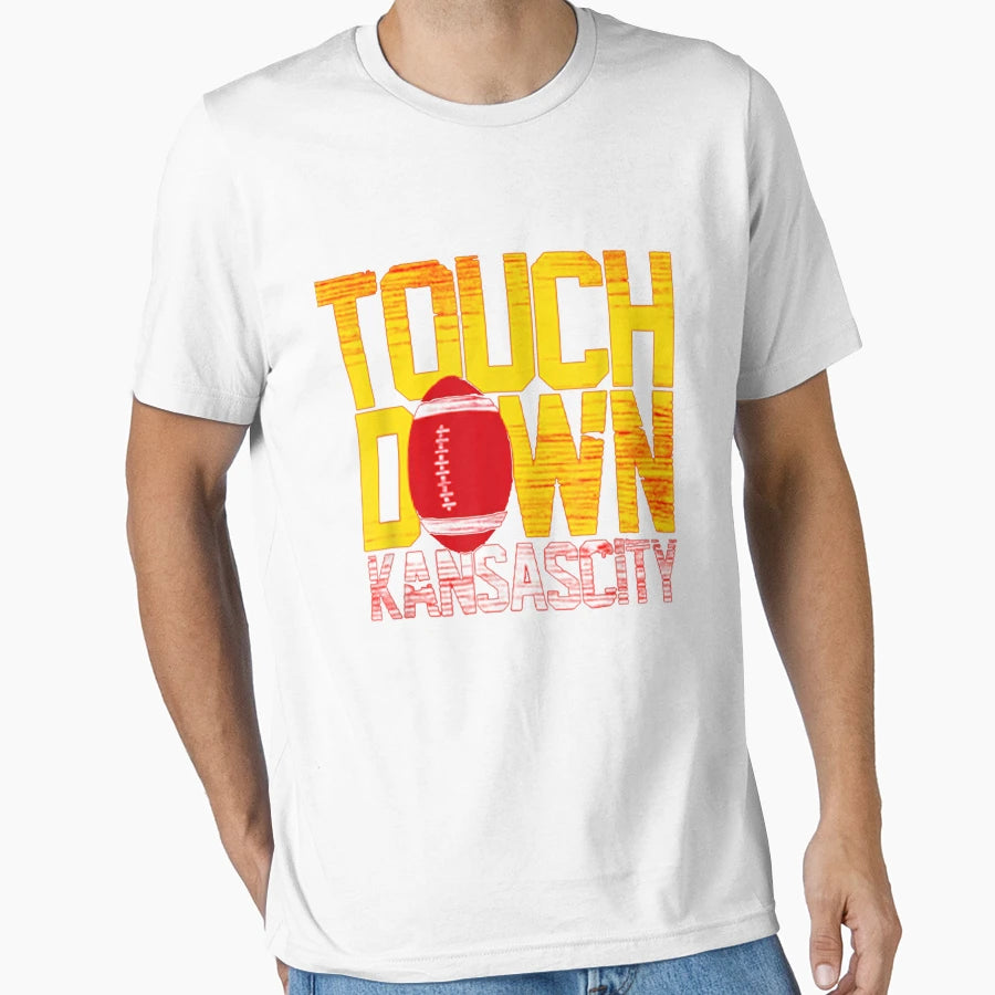 Touchdown Kansas Cy Football Distressed T-Shirt - Unique Graphic Unisex - T-Shirt, Sweatshirt, Hoodie