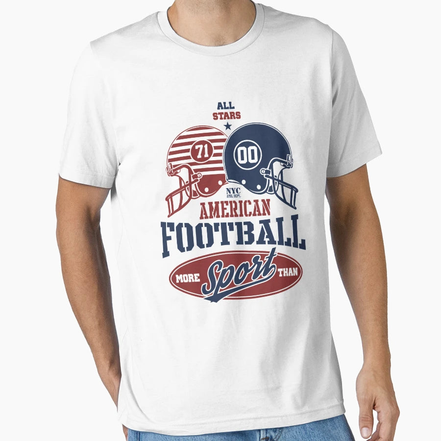 American Football T-Shirt - Graphic Print Men Women - T-Shirt, Sweatshirt, Hoodie
