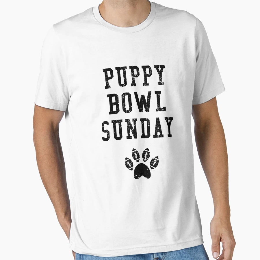 Puppy Bowl Sunday Sports Puppy Game Lover T-Shirt - Graphic Print Unisex - T-Shirt, Sweatshirt, Hoodie