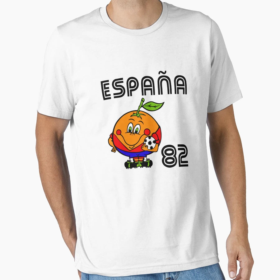 Spain 82 Naranjito World Cup T-Shirt - Custom Art Print for Adults - T-Shirt, Sweatshirt, Hoodie