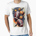 Halloween Touchdown When Sports T-Shirt - Casual Everyday Wear for Adults - T-Shirt, Sweatshirt, Hoodie