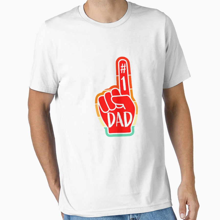 1 Dad Super Dad Fathers Day Funny T-Shirt - Streetwear Style Unisex - T-Shirt, Sweatshirt, Hoodie