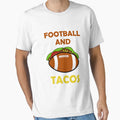 Football And Tacos T-Shirt - Unique Graphic for Adults - T-Shirt, Sweatshirt, Hoodie