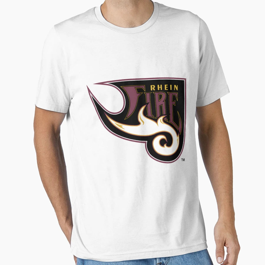 Rhein Fire Logo T-Shirt - Fun Novelty Design for Adults - T-Shirt, Sweatshirt, Hoodie