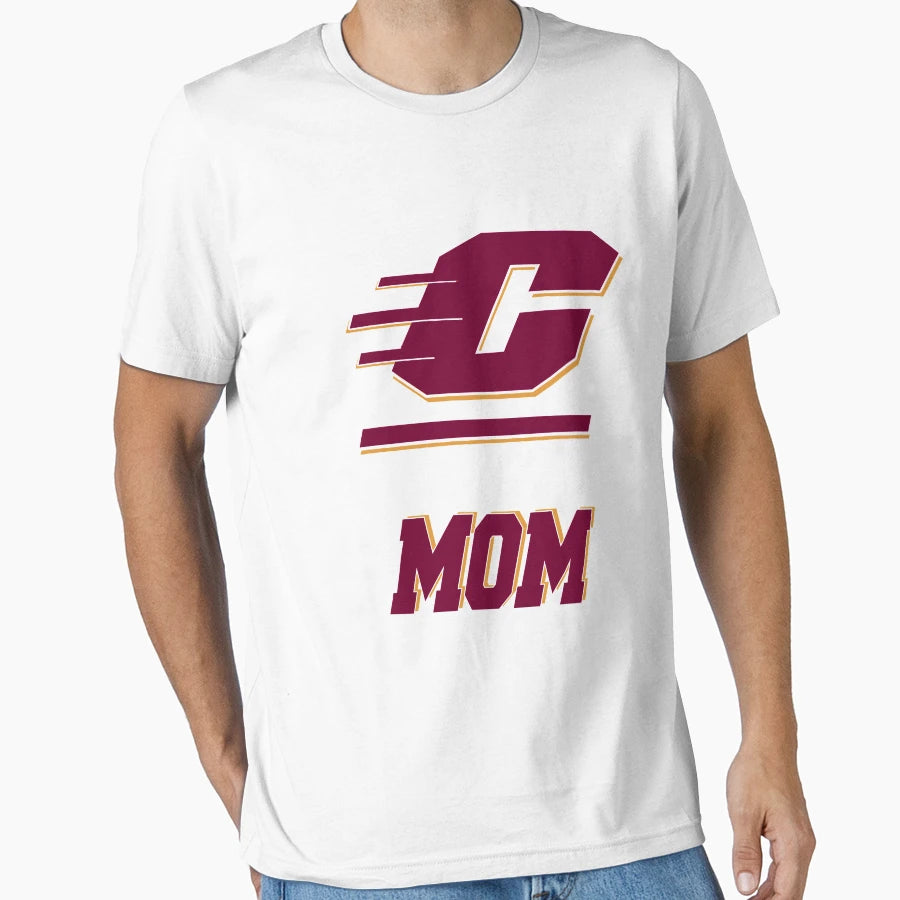 Central Michigan University Mom Happy T-Shirt - Trendy Graphic Unisex - T-Shirt, Sweatshirt, Hoodie