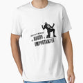 Education Is Important But Rugby Is T-Shirt - Custom Art Print for Adults - T-Shirt, Sweatshirt, Hoodie