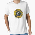 Ornamental Letter O Emblem Mandala T-Shirt - Custom Art Print Unisex - T-Shirt, Sweatshirt, Hoodie