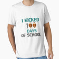 I Kicked 100 Days School T-Shirt - Unique Graphic Men Women - T-Shirt, Sweatshirt, Hoodie