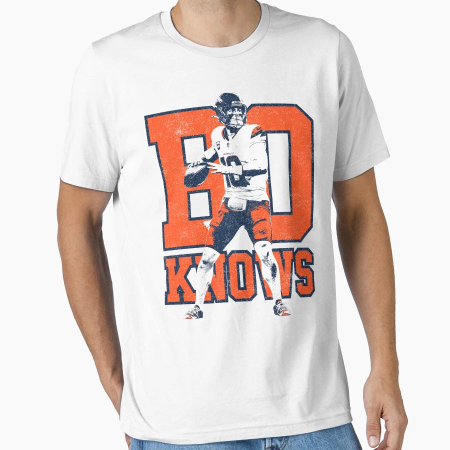 Bo Knows Bo Nix Variant T-Shirt - Unique Graphic for Adults - T-Shirt, Sweatshirt, Hoodie