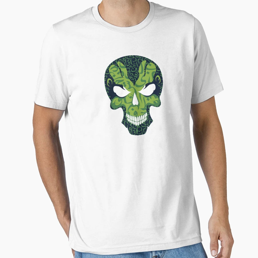 Arabic Letters Skull T-Shirt - Aesthetic Graphic Men Women - T-Shirt, Sweatshirt, Hoodie