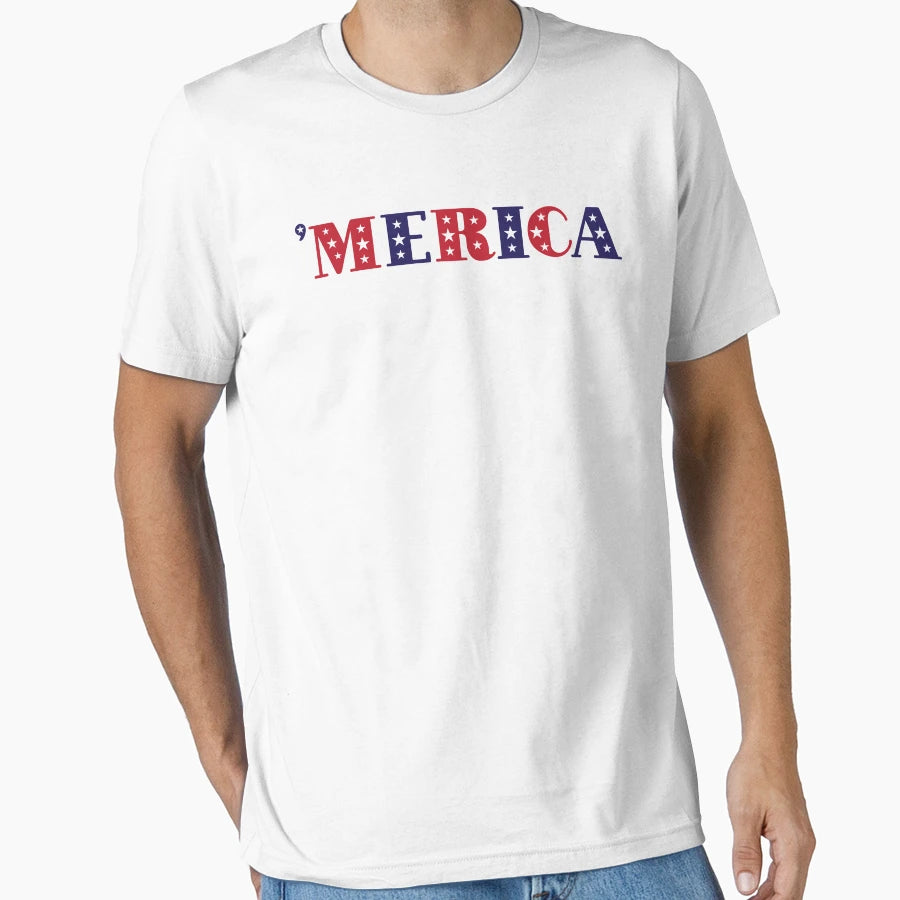 Merica T-Shirt - Aesthetic Graphic Men Women - T-Shirt, Sweatshirt, Hoodie