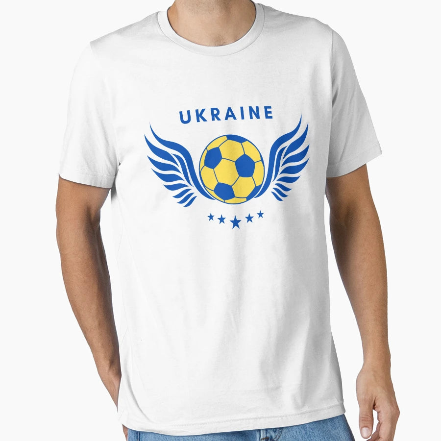 Football Ukraine Ukrainian Football T-Shirt - Aesthetic Graphic for Adults - T-Shirt, Sweatshirt, Hoodie