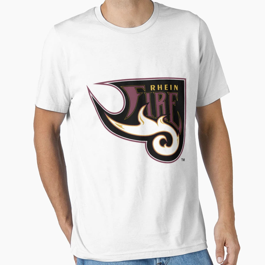 Rhein Fire Logo T-Shirt - Casual Everyday Wear Unisex - T-Shirt, Sweatshirt, Hoodie