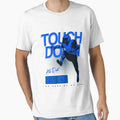 Touchdown Football Player Leaps Into End T-Shirt - Unique Graphic Unisex - T-Shirt, Sweatshirt, Hoodie